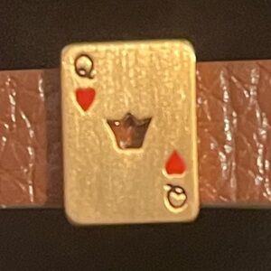 Disney Queen of Hearts Charm.Rose Gold